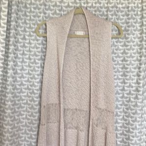 Beautiful woven long sweater vest.